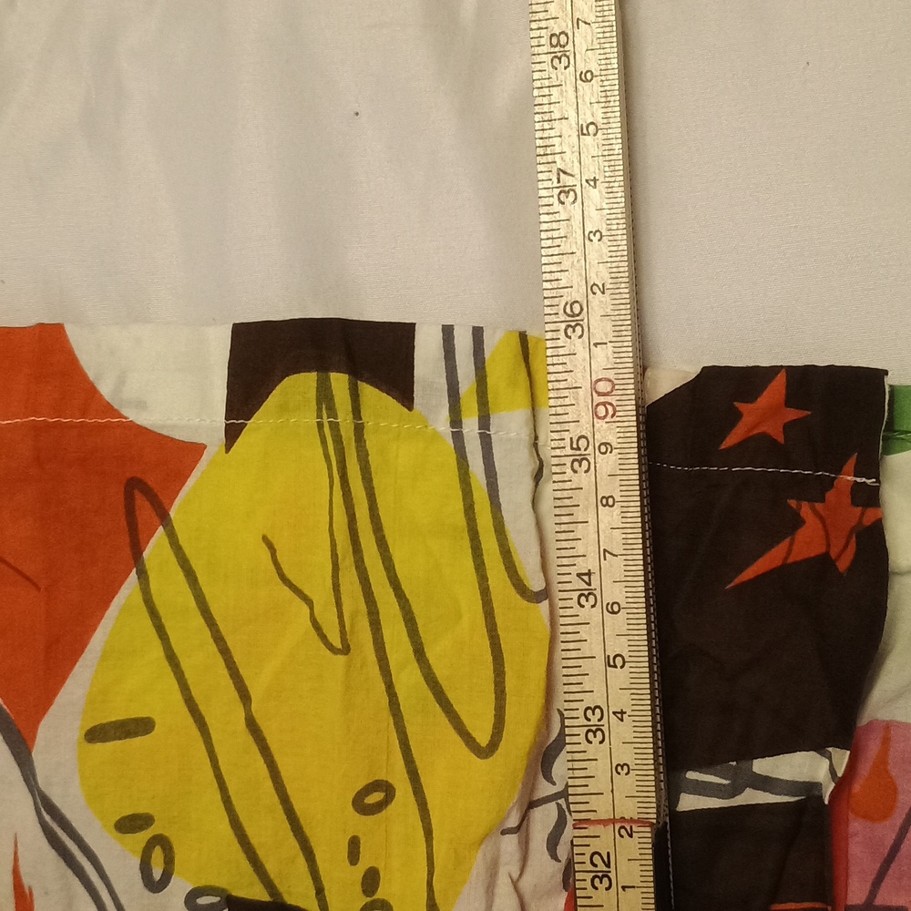 Colorful Vivante Lightweight 100% Cotton Robe - S/M - Maximalist Abstract Design - Picture 7 of 10